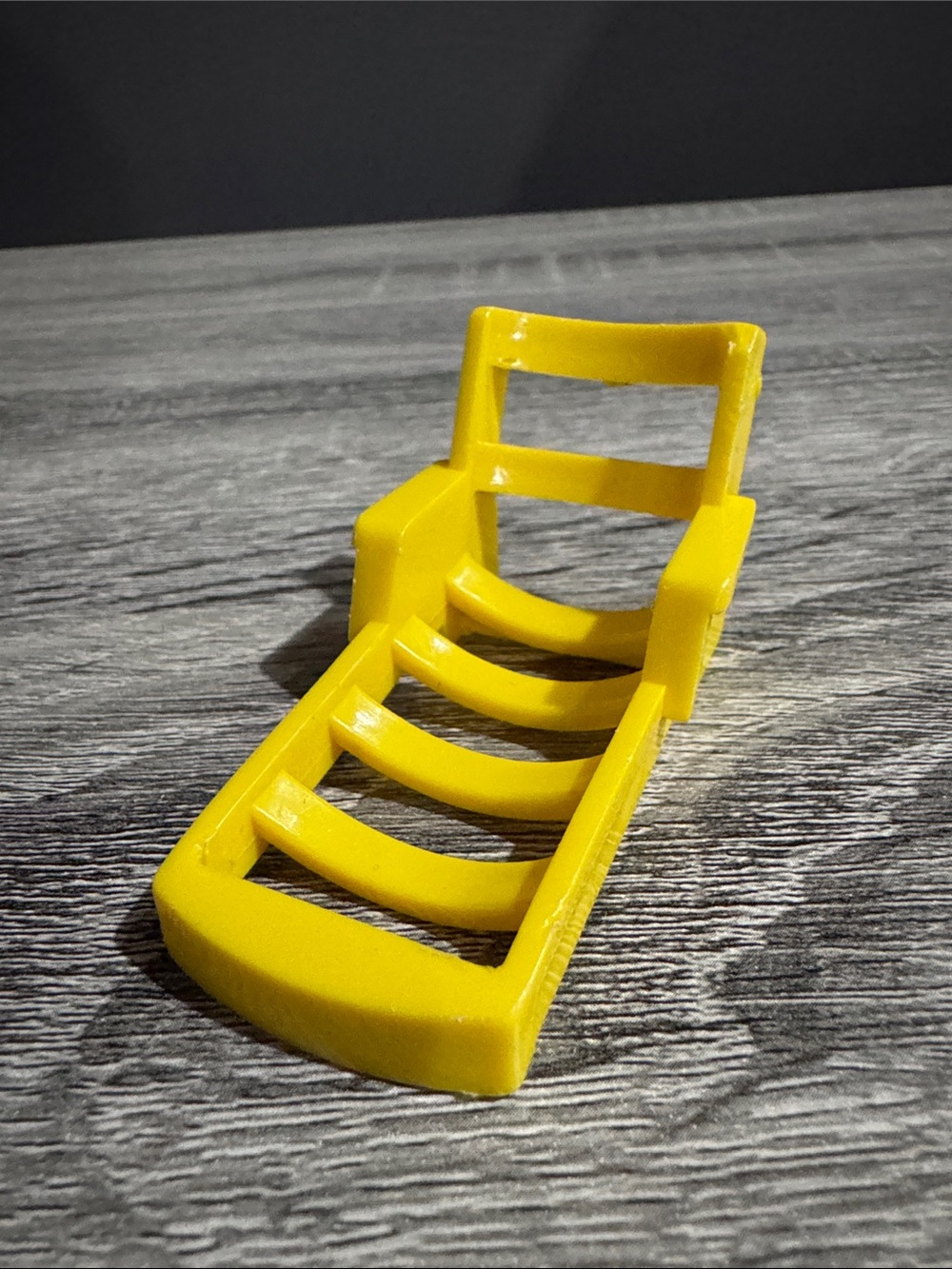 Fisher-Price | Play Family Houseboat: Yellow Lounge Chair - Vintage Toy Piece